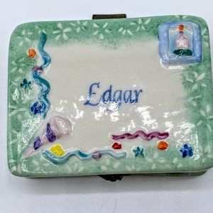 Studio USA "Happy Birthday" greeting card with insert Note trinket box A46